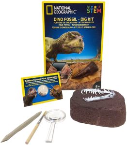 dino fossil  dig kit national geographic stem