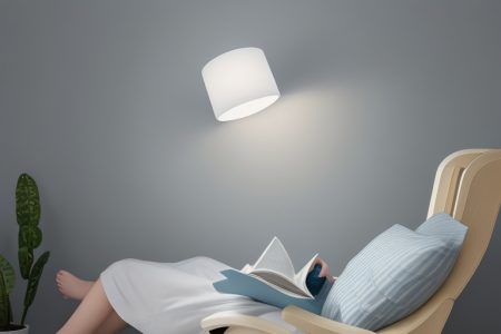 lampade rotante a 360° da parete su amazon